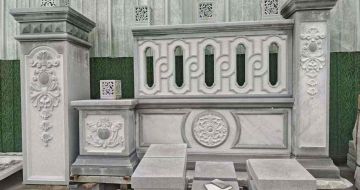 衢州芝麻灰异形别墅门头