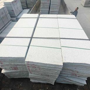 衢州芝麻白毛板，石材毛板