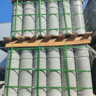 衢州挡车柱芝麻白 挡车石