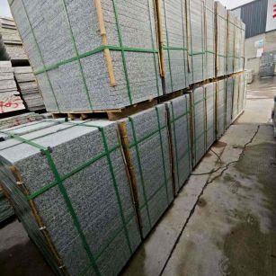 衢州芝麻白地铺版 石材地铺石