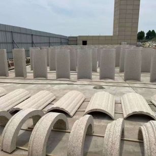 衢州黄金麻别墅柱皮 异形 线条定制