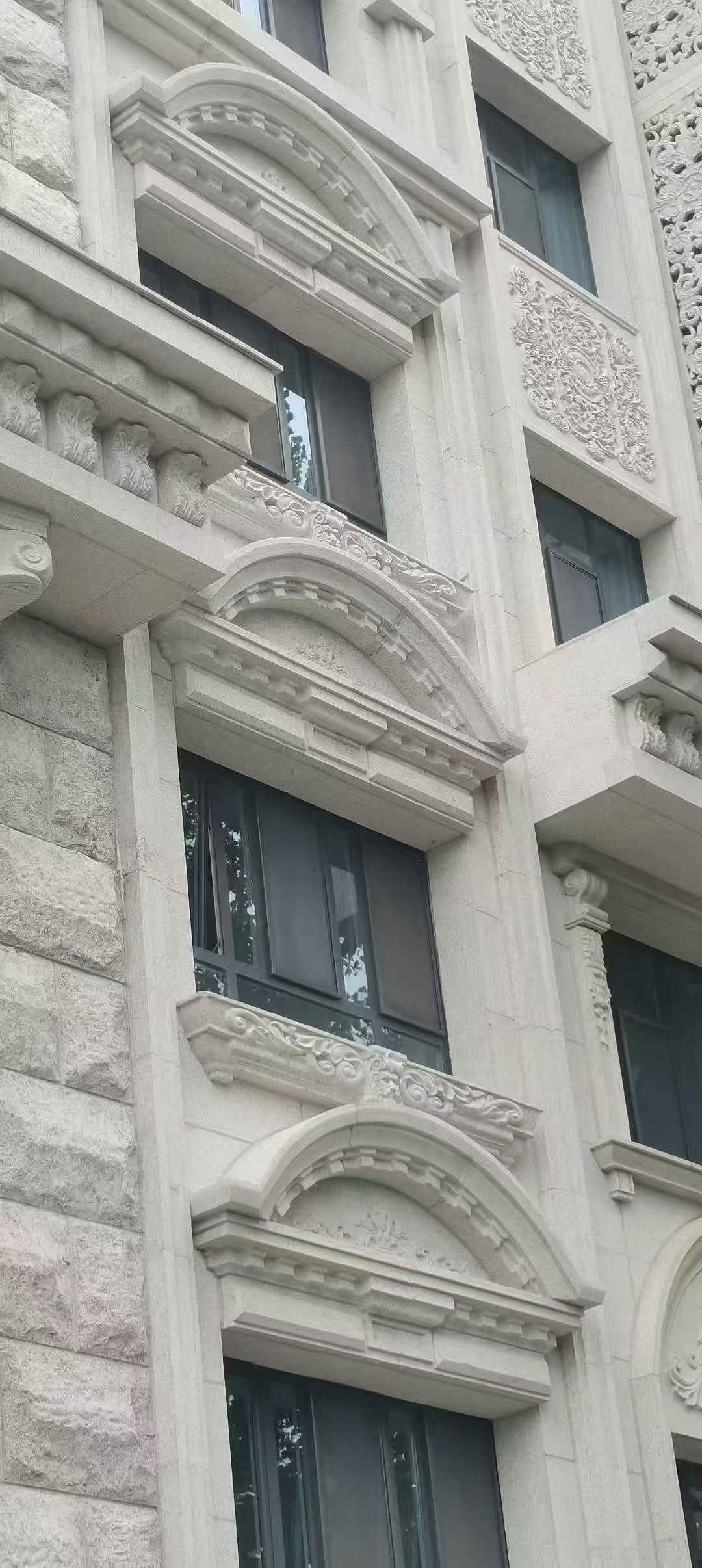 衢州芝麻白异形 石材异形定制