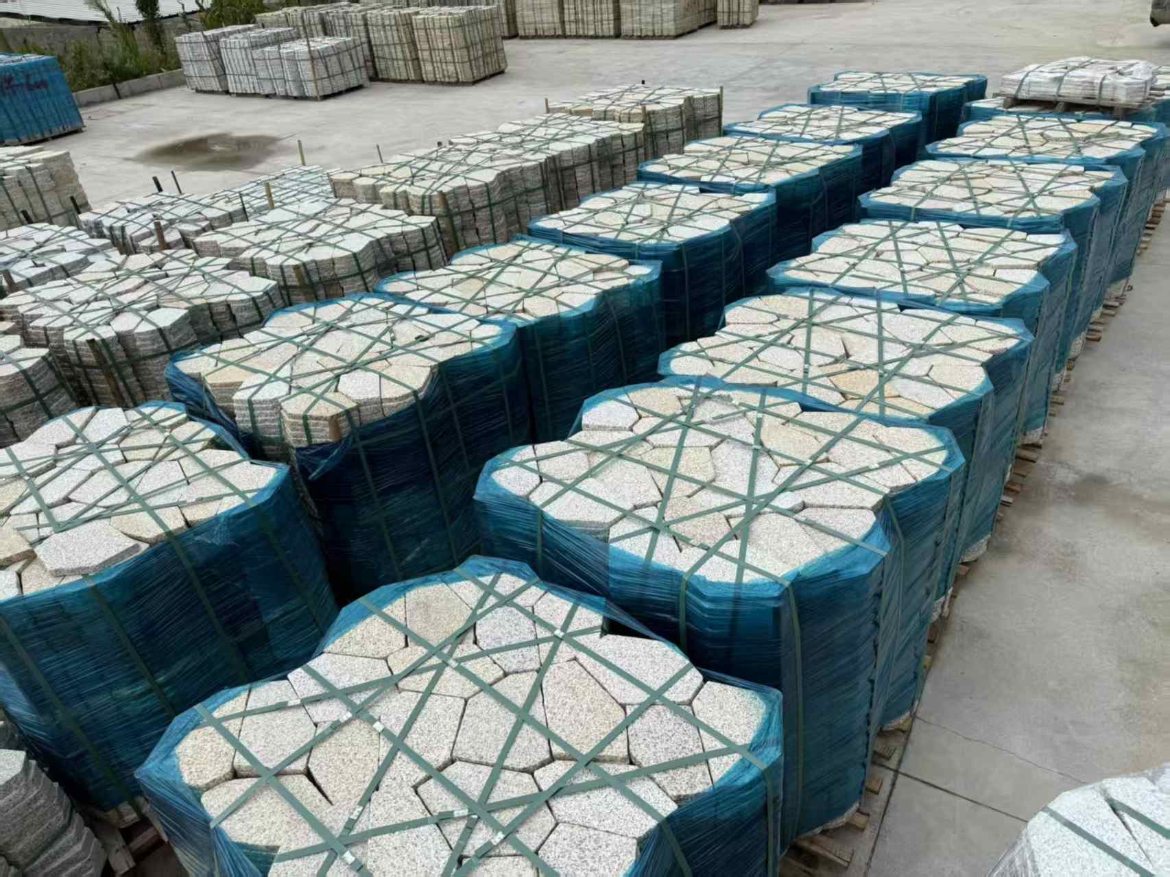 衢州黄金麻冰裂纹 碎拼
