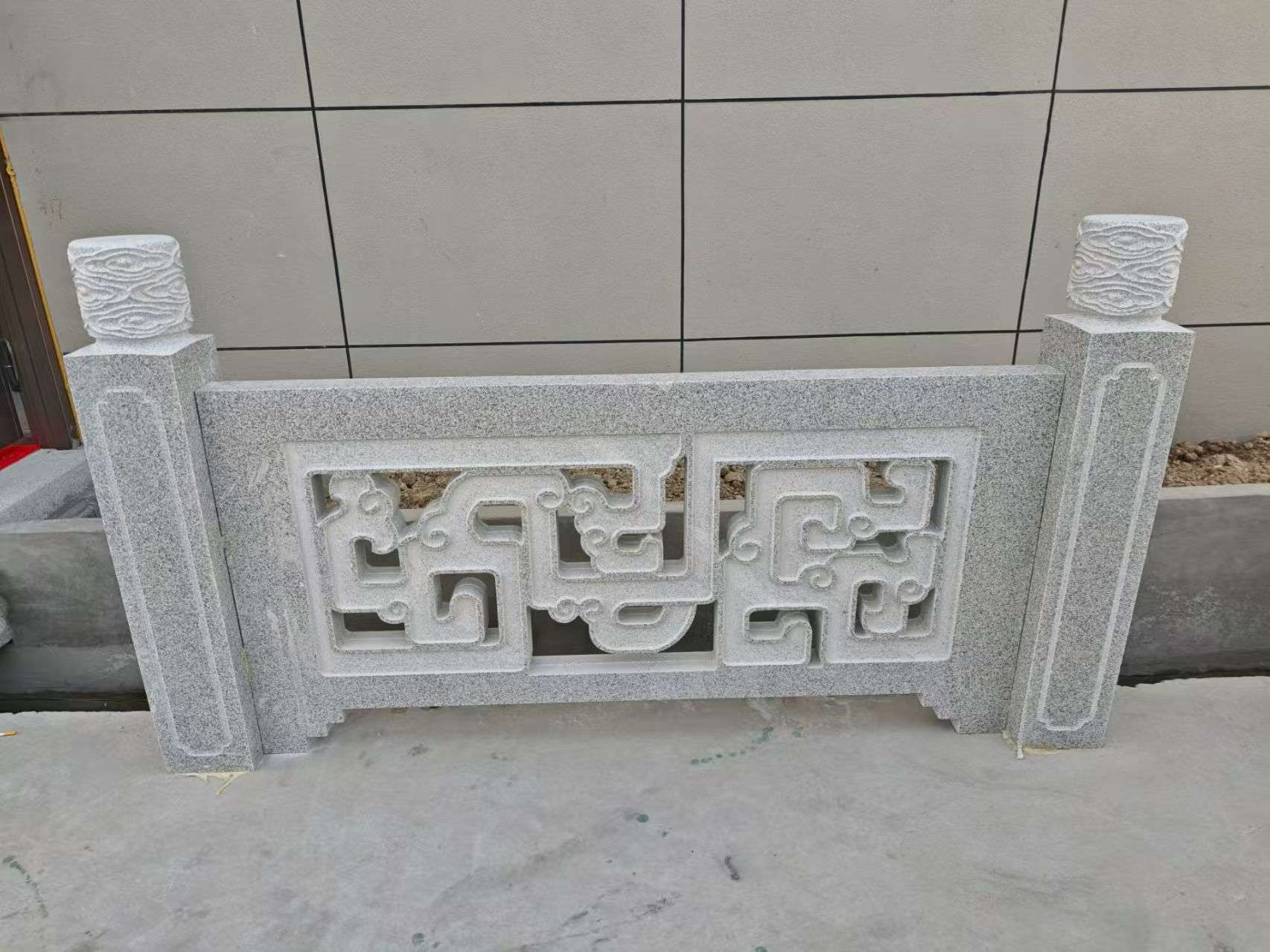 衢州芝麻白河道栏杆 桥栏杆