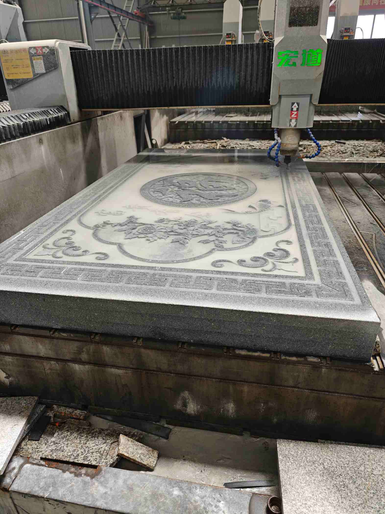 衢州芝麻灰雕刻版异形雕刻异形定制